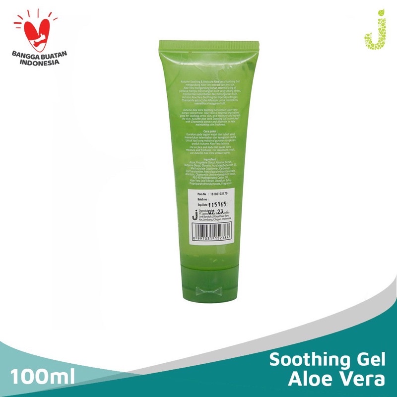 PROMO AUTUMN PURE NATURE ALOE VERA SOOTHING GEL 100ML