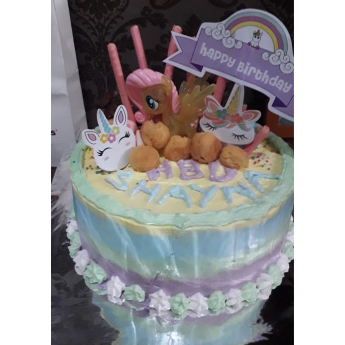 

Pastel Coloured Cake (Birthday Cake Bekasi)