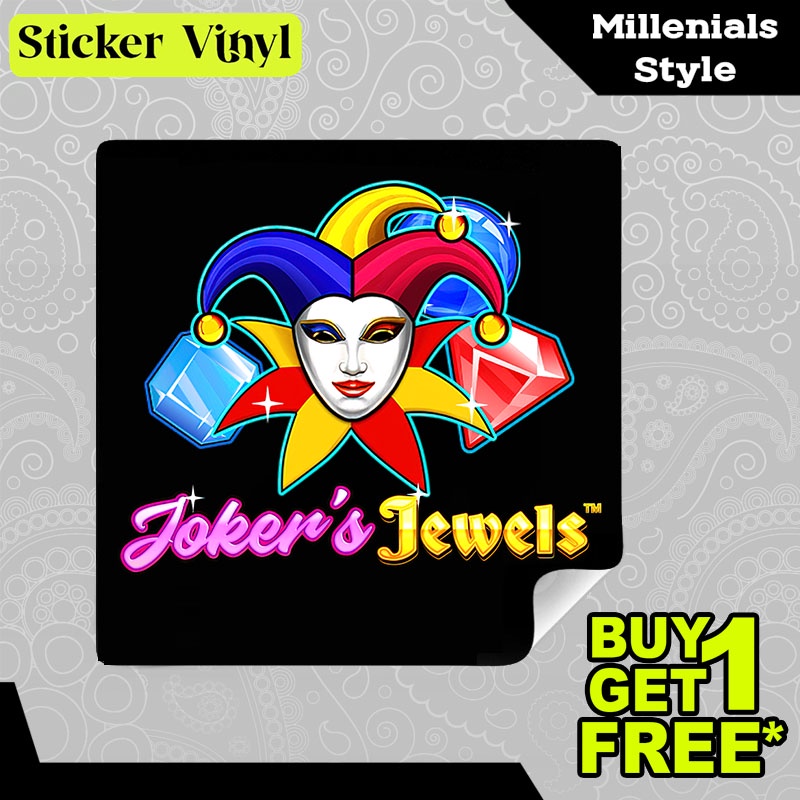 

Stiker Sticker Jokers Jewels Pragmatic Play Game Slot Aesthetic Bahan Vinyl Satuan Anti Air