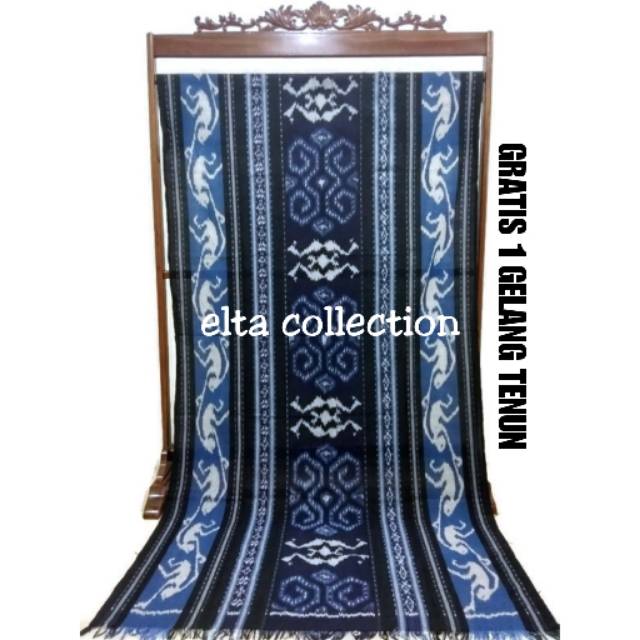 Kain tenun blanket ikat etnik motive sumba