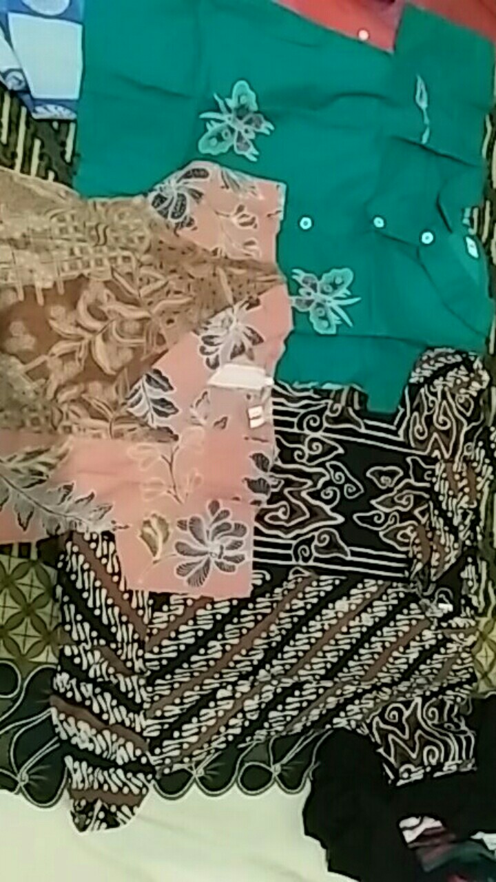 Blus Batik Anak Kombinasi Lucu Unik Atasan Batik Anak Sekolah Bagus Batik Kualitas Prima