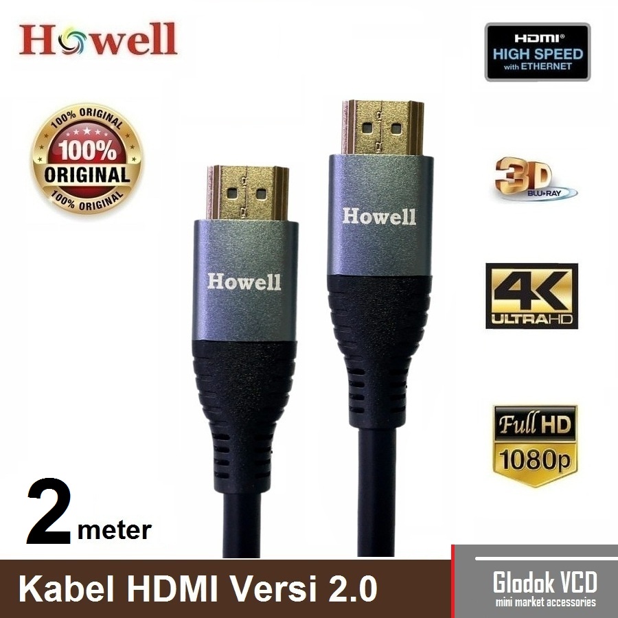 Howell Kabel HDMI Versi 2.0 2M