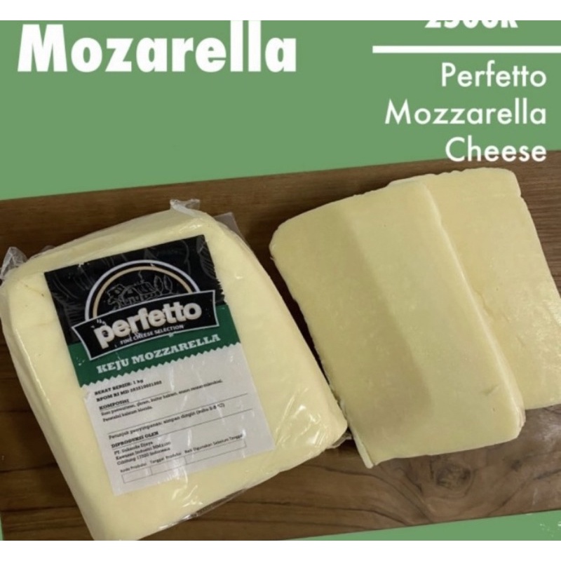 

Keju Mozzarella Perfetto 250gr