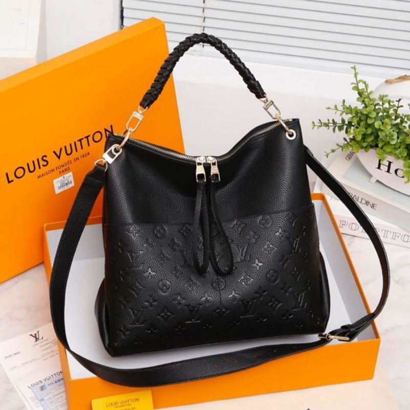 [SEMI PLATINUM] Tas Lv Mayde Hobo Bag With Box | TAS IMPORT BRANDED
