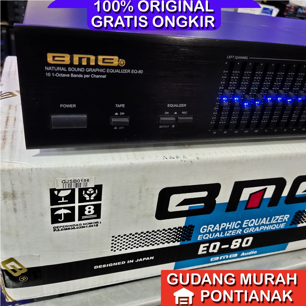 Equalizer BMB EQ-80 Penjernih suara Amplifier aqualizer original asli EQ 80