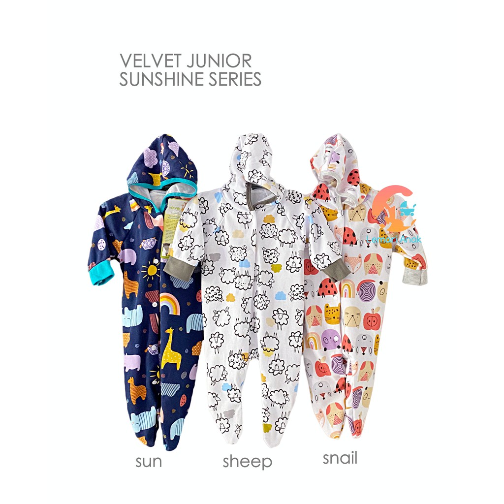 VELVET JUNIOR Baju  Kodok  Topi Tutup Kaki NEWBORN Shopee  