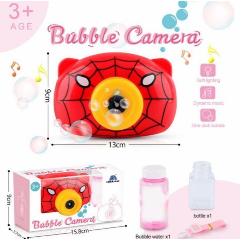 Mainan anak bubble camera gelembung