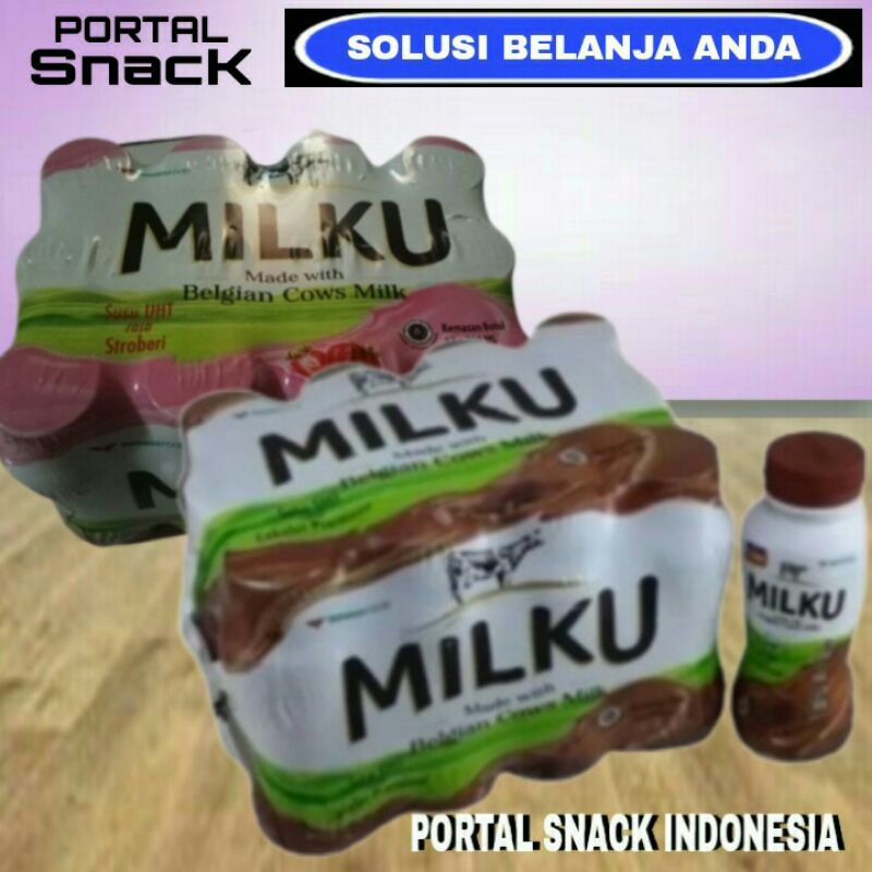 

MILKU Susu UTH 1 pack isi 12 pcs