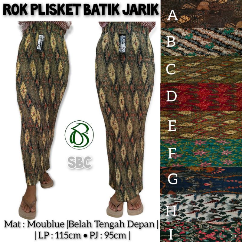 ROK PLISKET BATIK JARIK