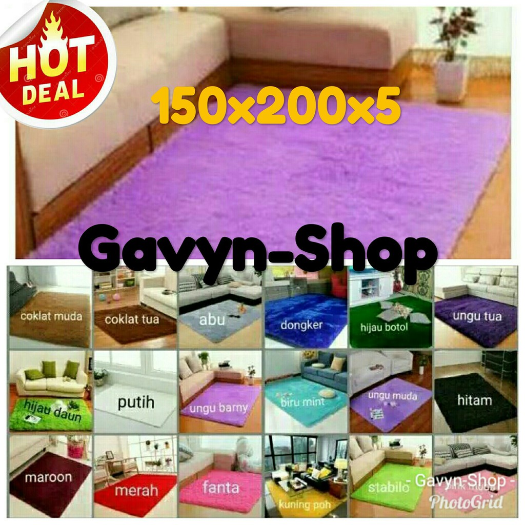 Karpet Bulu 150x200x5