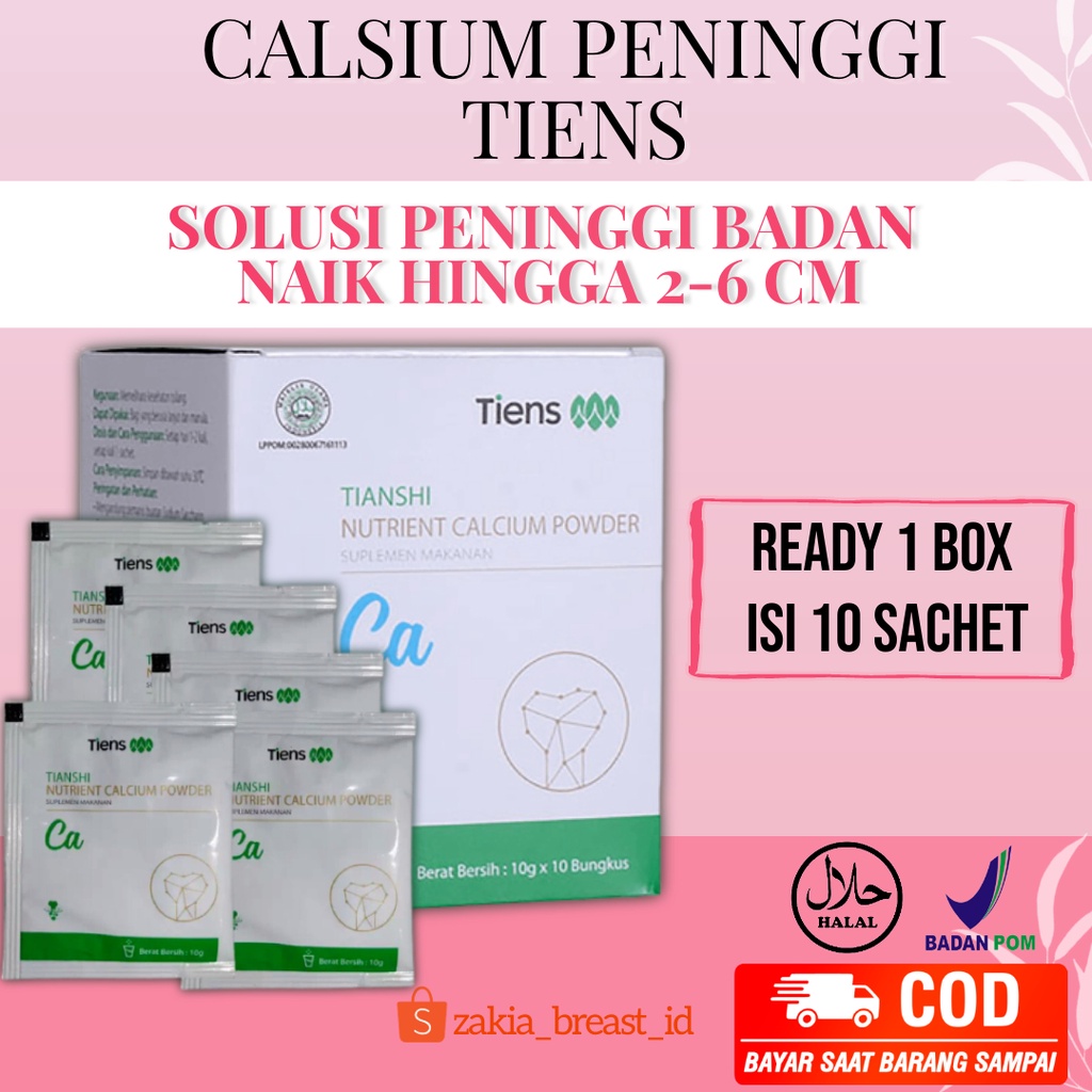 

[COD] SUPER GROW UP | CALSIUM NHCP TIENS 1 KOTAK | SUSU PENINGGI BADAN | PENINGGI BADAN BEST SELER