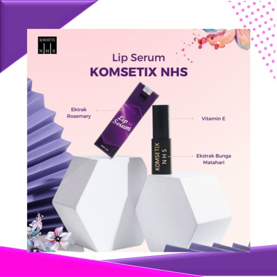 LIP SERUM KOMSETIX NHS 8GR PELEMBAB BIBIR