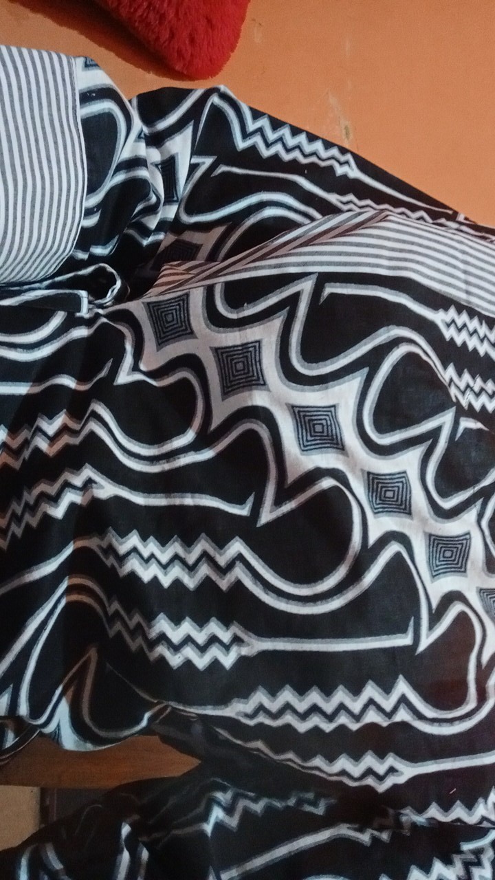 Tey-17 Batik Wanita Asj Sa Hrb026 Kenongo Kemeja Tosca Pendek