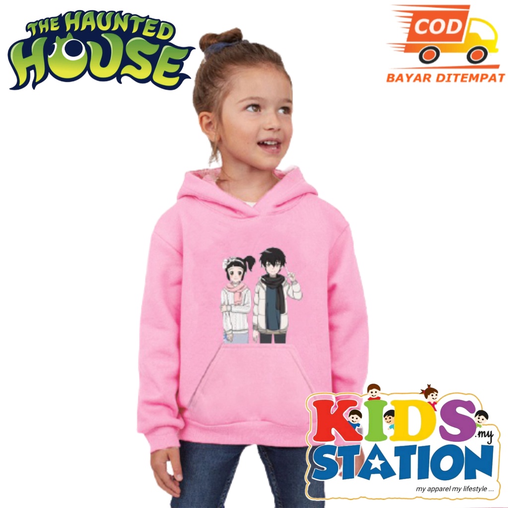 JAKET HARI KOO KANG LIM SHINBI HAUNTED HOUSE SWEATER HOODIE ANAK ANAK