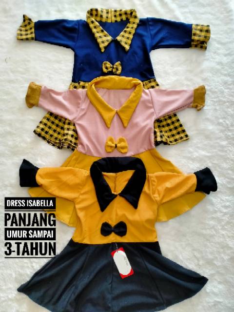 DRESS ANAK / BAJU BROKAT ANAK / DRESS ANAK LUCU CANTIK