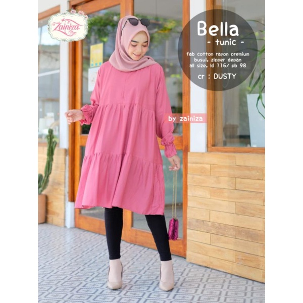 BELLA TUNIC//Tunic//Tunic Wanita//Tunic Muslim//Tunic Daily//Tunic Wanita//Tunic Muslim