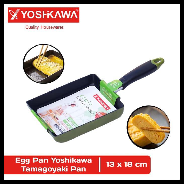 YOSHIKAWA EGG PAN TEFLON KOTAK TAMAGOYAKI EVL-CL-13-18