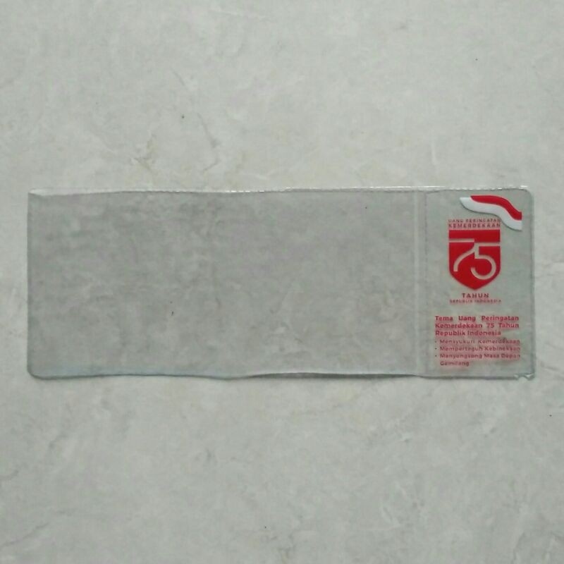 Plastik Sampul Cover UPK 75000 Rupiah