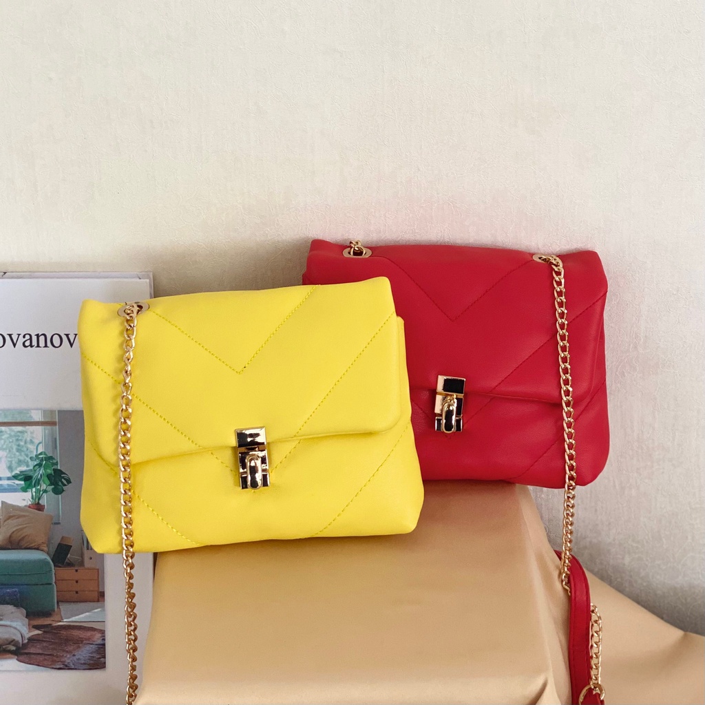 TAS SELPEMPANG ZARA MINI QUILTED CROSSBODY SLINGBAG 01078