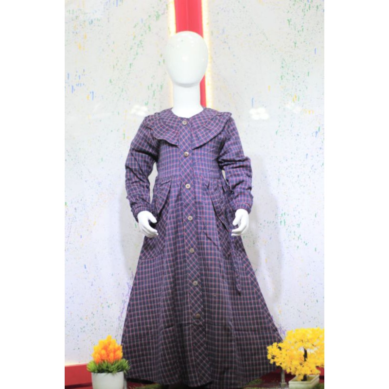 Gamis Flanel anak kualitas premium