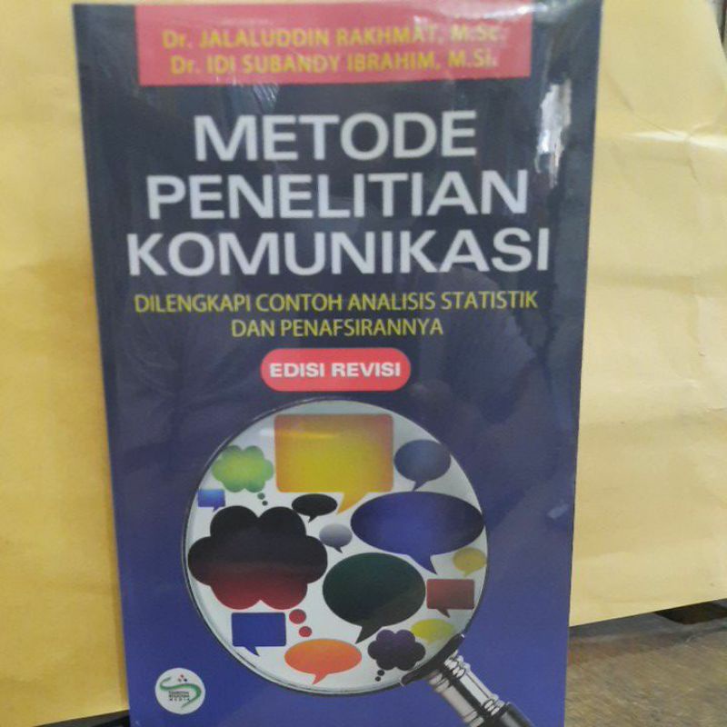 Metode penelitian komunikasi jalaluddin rahmat.
