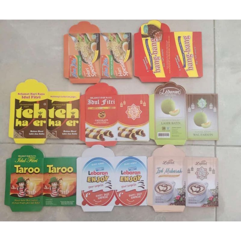 

AMPLOP IDUL FITRI MOTIF SNACK || GARSKINJEMBER