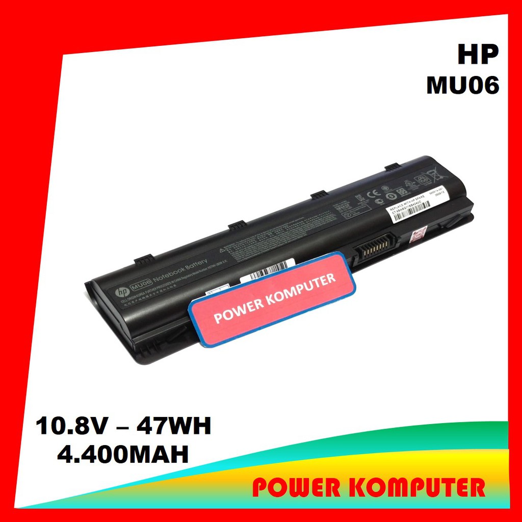 Baterai Laptop HP? Batre Laptop HP MU06 Notebook Battery HP Pavilion DV6 Battery DV7 HP Pavillon Bat