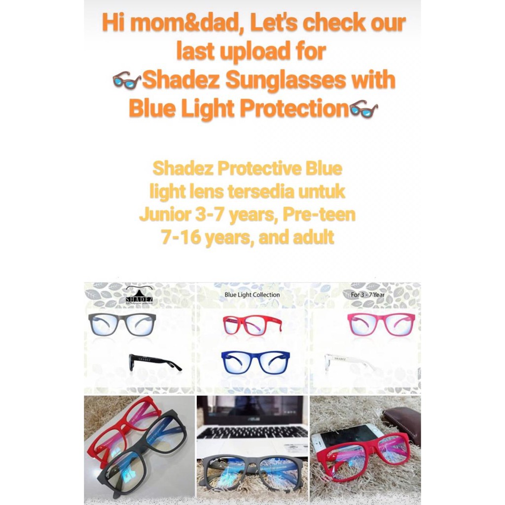 SHADEZ SUNGLASSES WITH BLUE LIGHT PROTECTION / KACAMATA