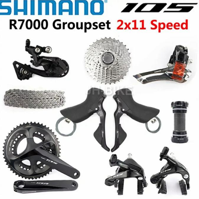 Shimano 105 Groupset Group Set R7000 2 X 11 Speed
