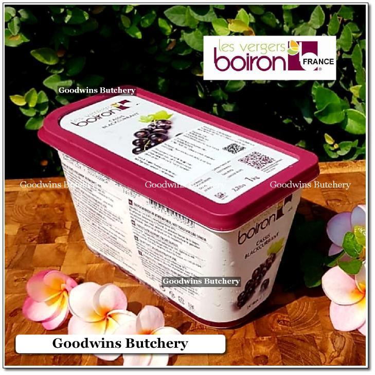 

CASSIS BLACKCURRANT Fruit frozen puree Boiron France 1kg