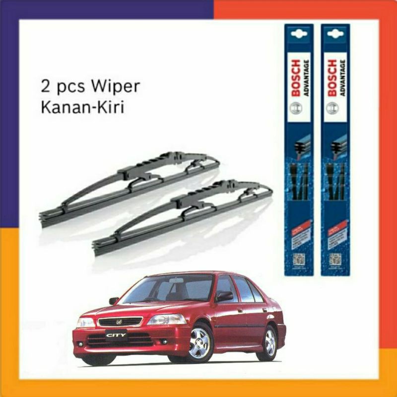 Equivalents| Wiper Frameless Bosch Honda City lama