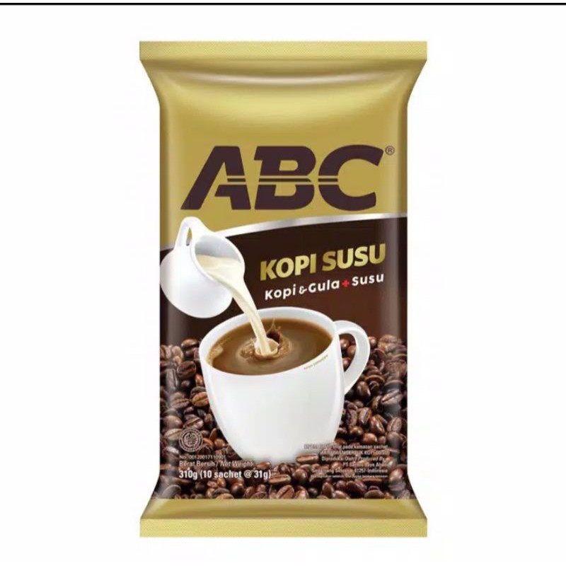 

kopi ABC - kopi susu renteng isi 10 @ 31 gr