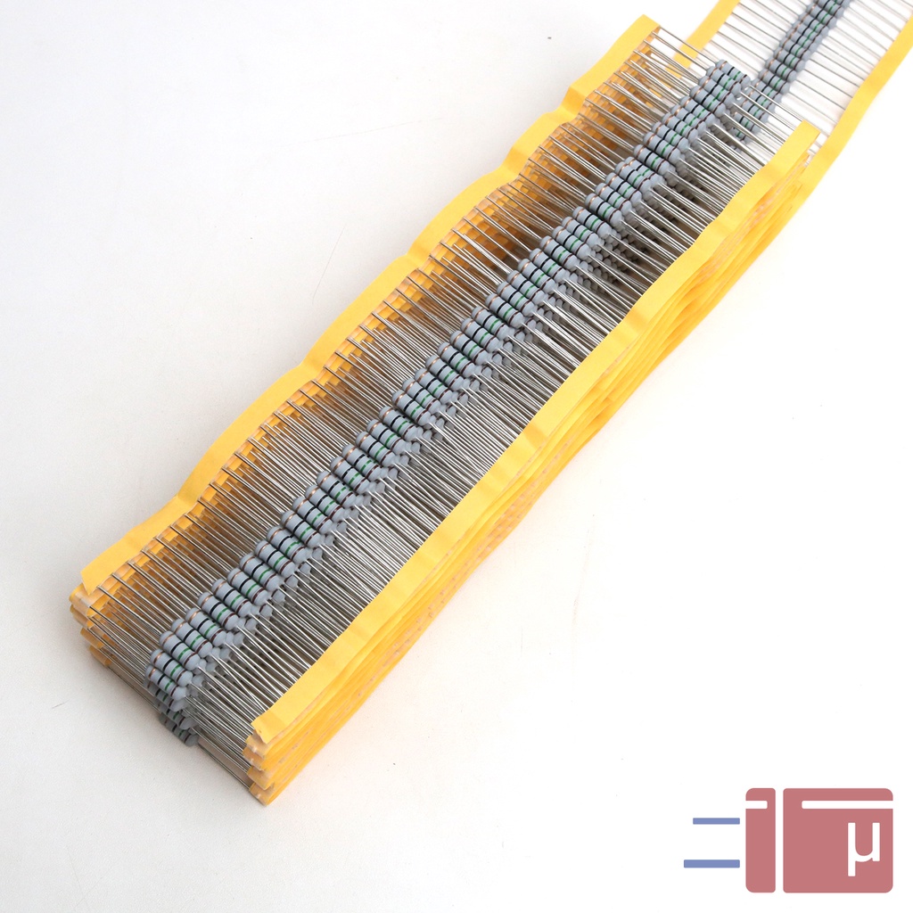x10 Resistor 15R 15 Ohm 1W Metal Oxide 5% Taiwan Kaki Tembaga