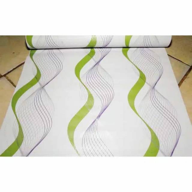 Walpaper dinding Spiral Hijau,Wallpaper spiral hijau