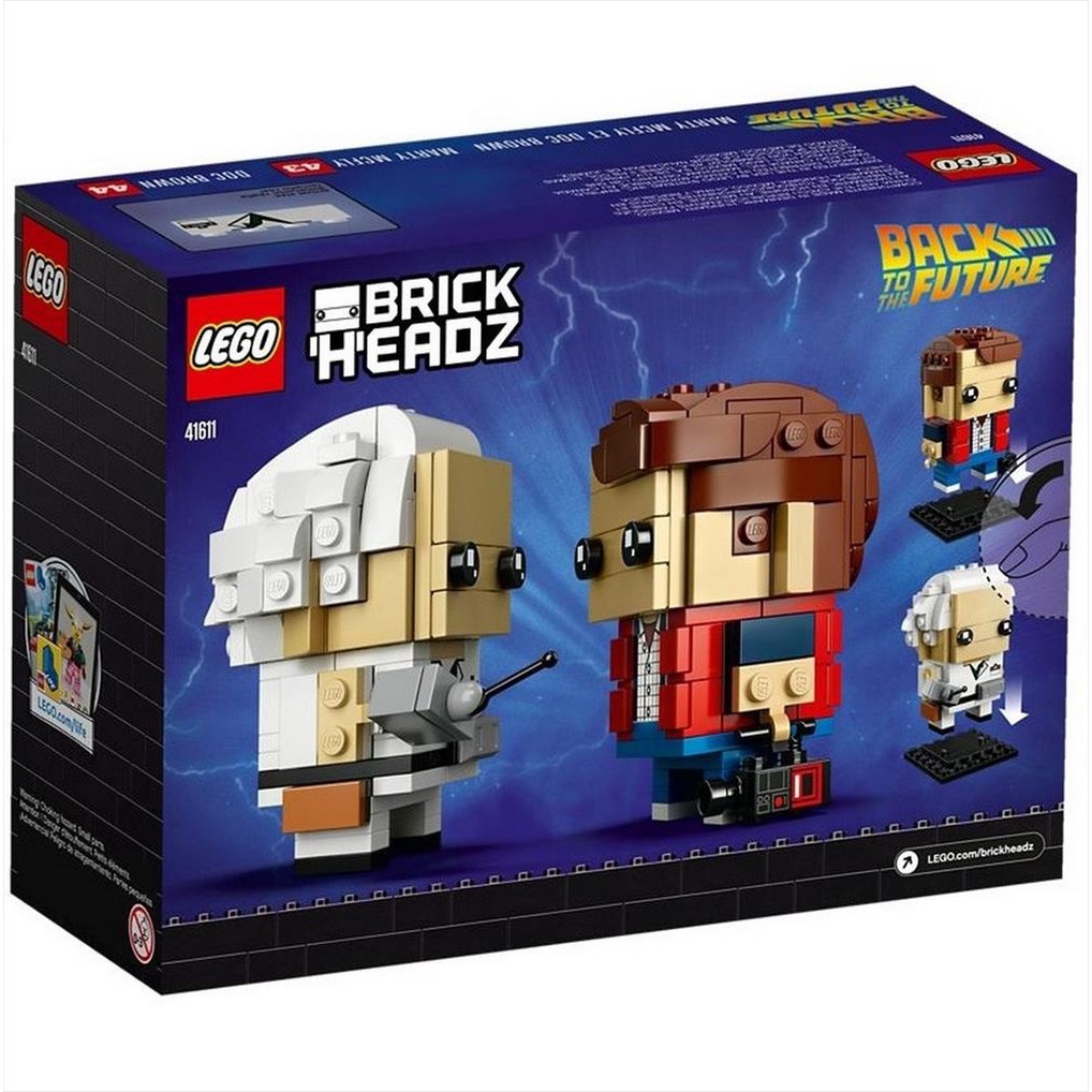 LEGO Brickheadz 41611 Marty Mc Fly &amp; Doc Brown