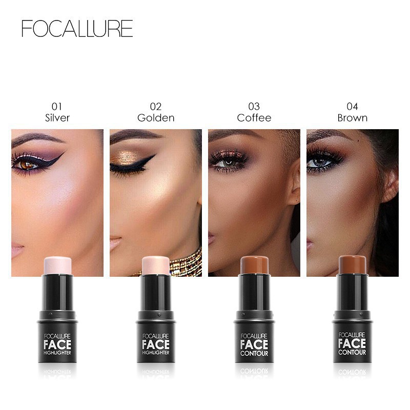 ★ BB ★ Focallure Single Highlighter Contour Cream - FA01 - FA 01