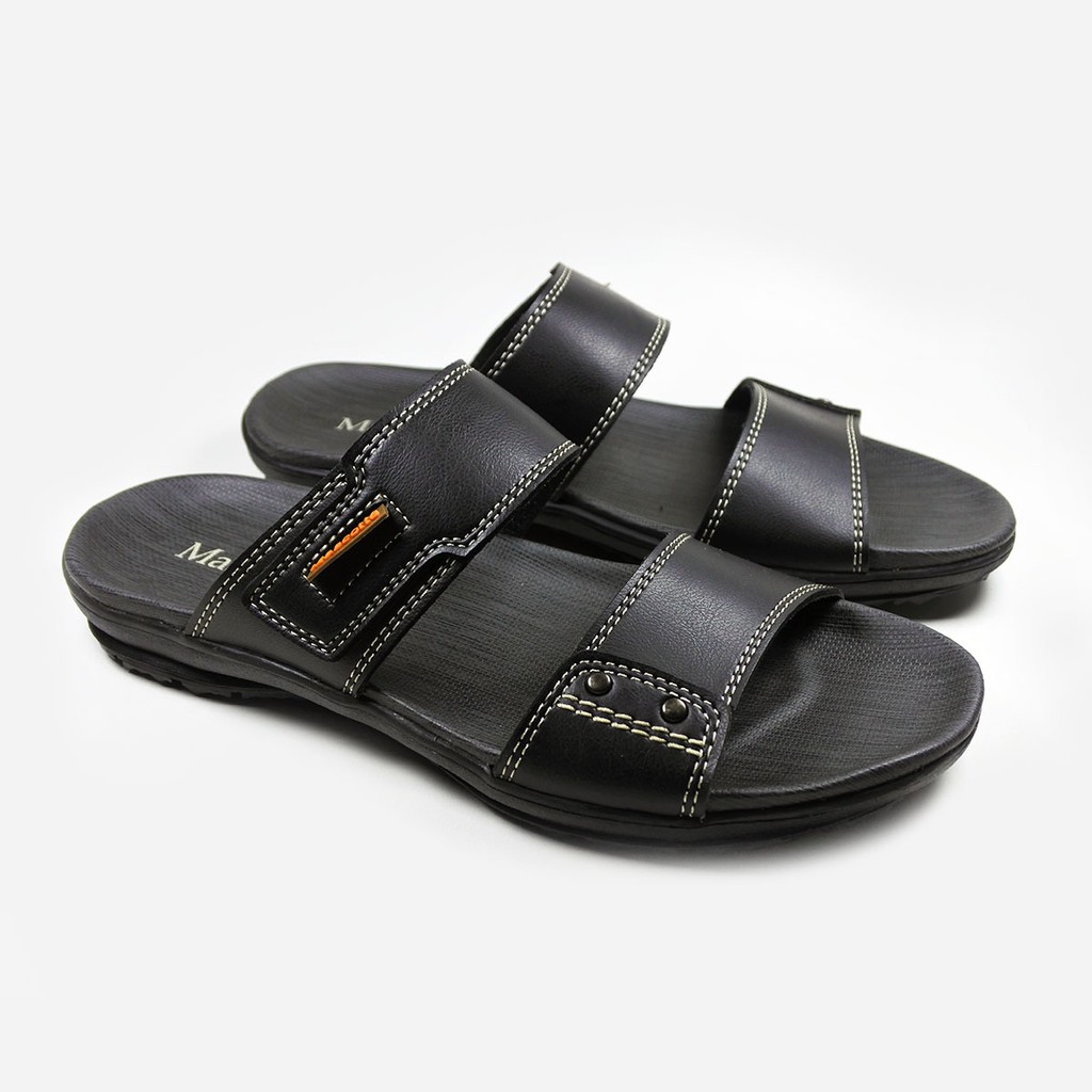 Mascotte LOMALA Sandal Pria 995.030 [ Hitam dan Cream ] / Ramayana Jatinegara