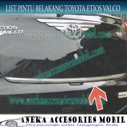 List Pintu Belakang Toyota Etios Valco