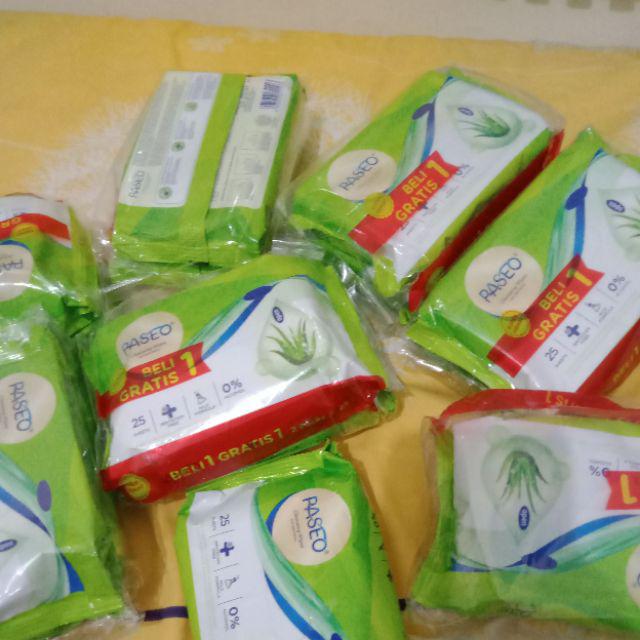 Paseo Tisue Basah Antibacterial, Paseo Baby Tisue Basah Buy 1 Get 1