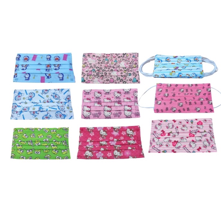 MASKER MULUT HELLOKITTY/MASKER MULUT DORAEMON/MASKER MULUT KEROPI/MASKER HELLOKITTY/MASKER DORAEMON/