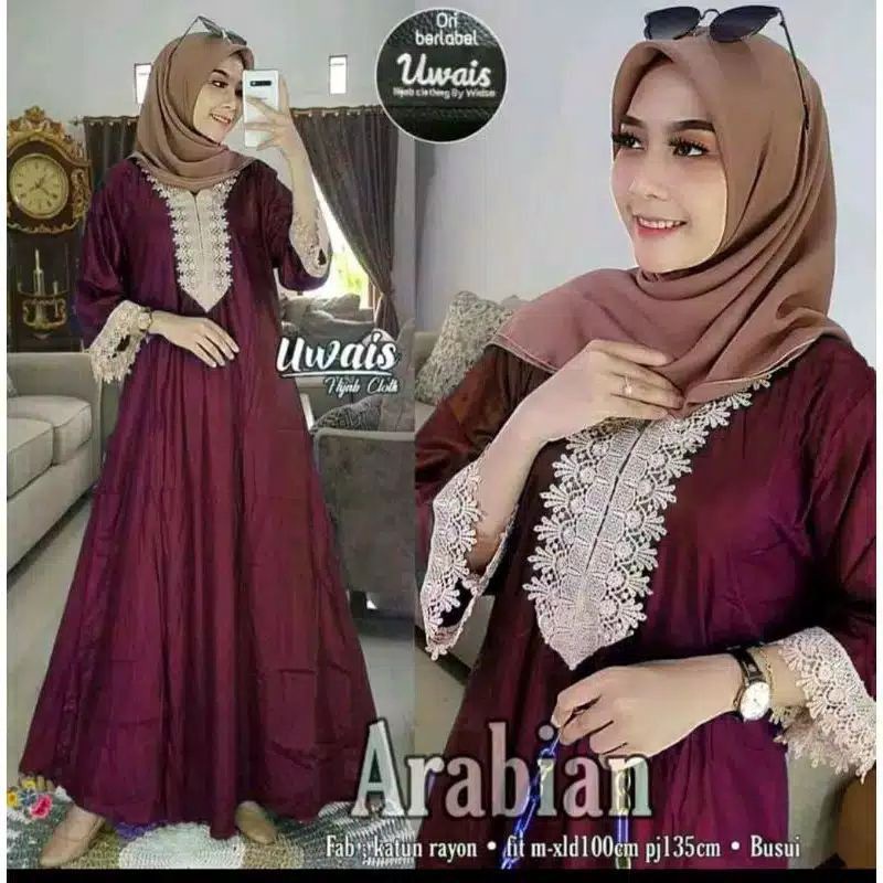 [PROMO] DASTER ARAB | DASTER ARAB NATASHA | DASTER ARAB ZEMMA TERLARIS-MAROON