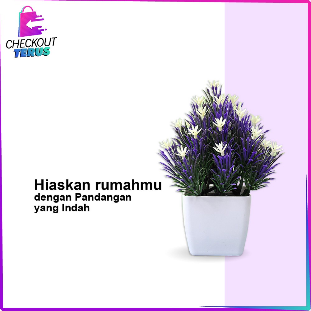 CT C600 C605 Bunga Artificial Dekorasi Rumah Hiasan Pajangan Bunga Hias Plastik Tanaman Hias Artificial Flower