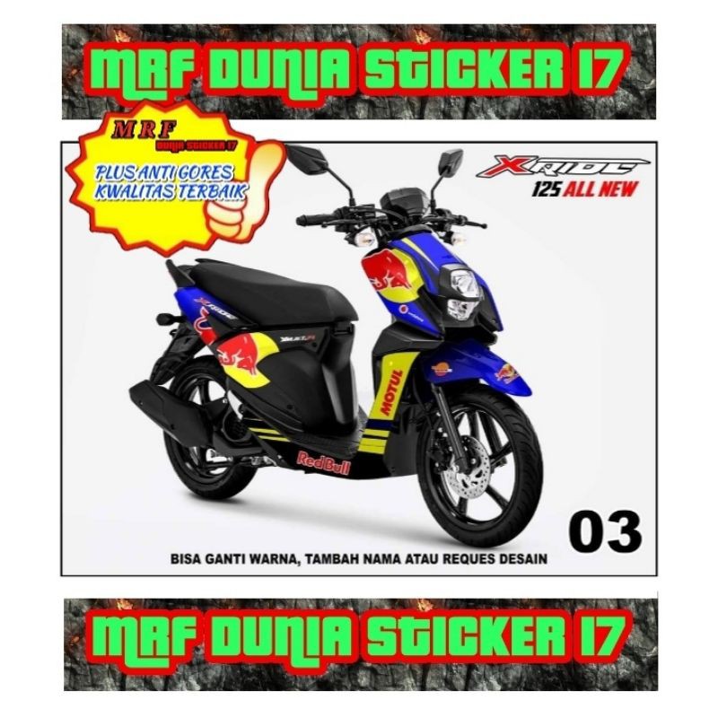Sticker decal X Ride Full Body decal X Ride body Sticker X Ride Full body Model 03