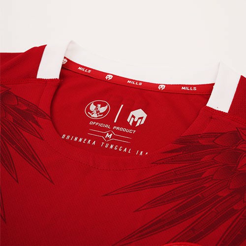 JERSEY TIMNAS GARUDA INDONESIA 2020 MILLS 1014GR JERSEY TIMNAS HOME REPLICA VERSION ORIGINAL