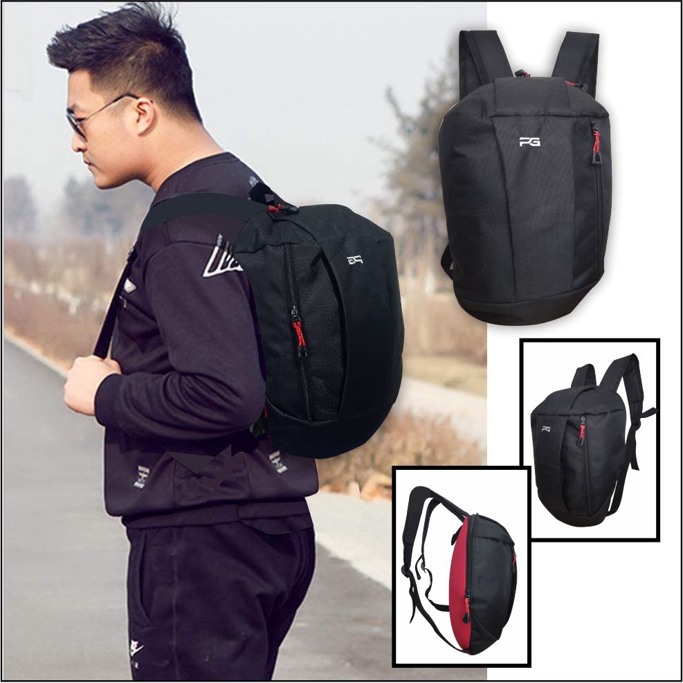 Tas Ransel Sport Kasual Polos Keren Murah Bagpack Pria PG - 8811