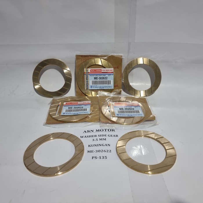 WASER WASHER WASHER SIDE GEAR ASLI KUNINGAN 3.5MM PS125 CANTER PS135