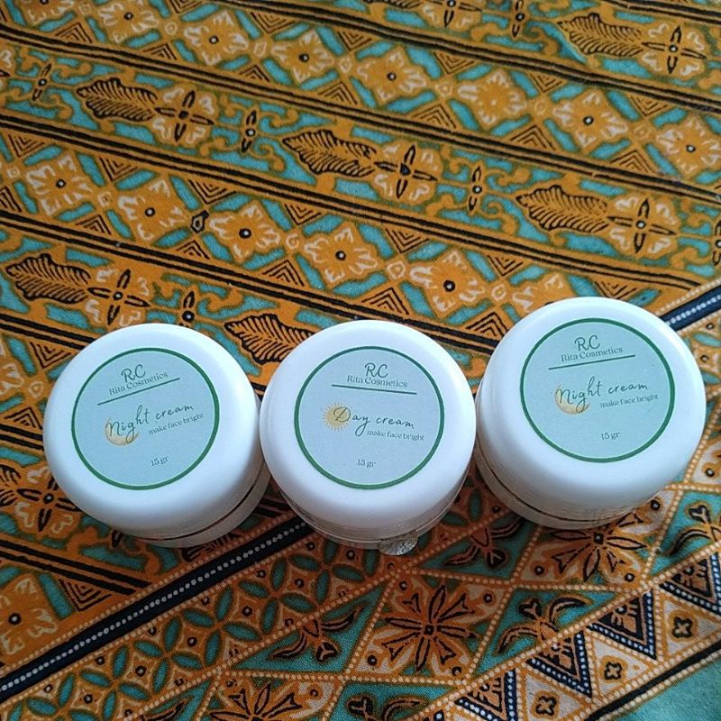 Cream malam RC / nightcream rc / cream siang rc /daycream rc (Rita cosmetic)