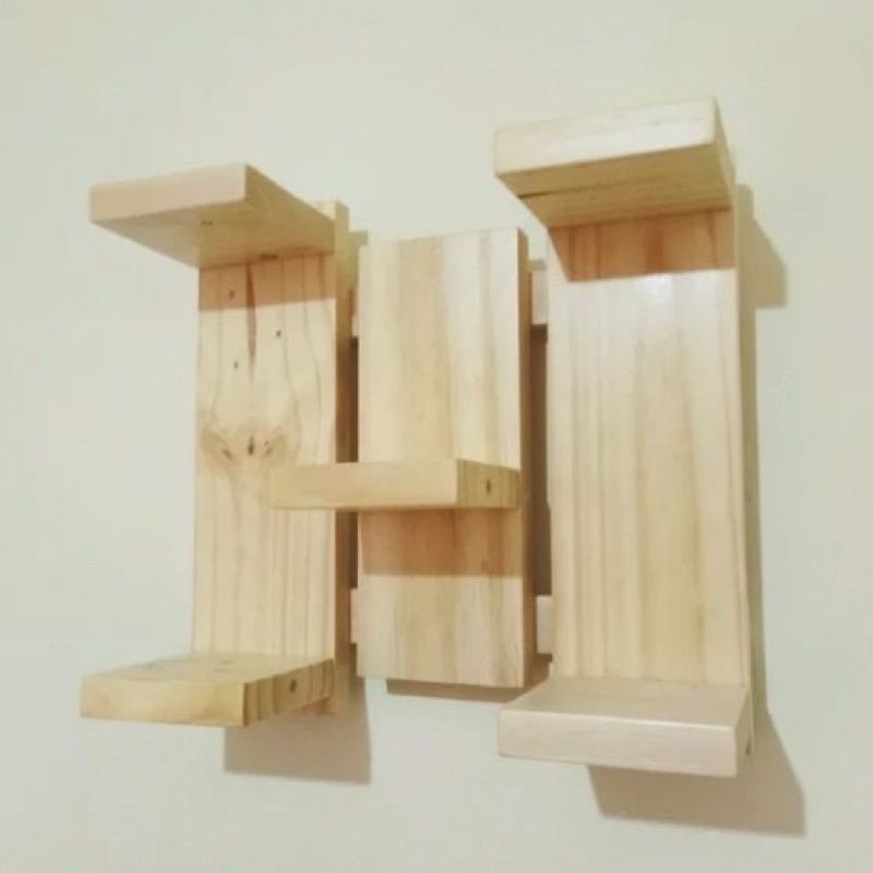 rak susun dinding / rak susun kayu / rak kayu