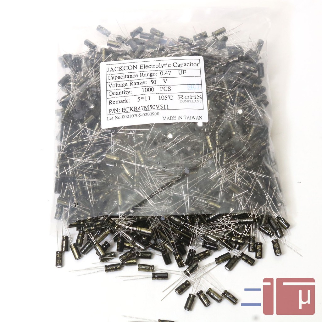 x10 Elco 0.47uf 50V Jackcon Original Taiwan