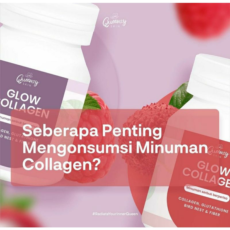 [FREE GIFT] Glow collagen Queenzy Skin with bird nest || NEW VARIAN Glow Collagen Queenzy Skin || Collagow by Queenzy Skin || Collagen Drink